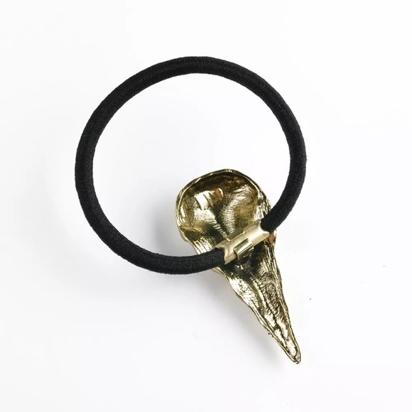 New! Animal Skeleton Head bronze hair tie - Picture 5 of 5